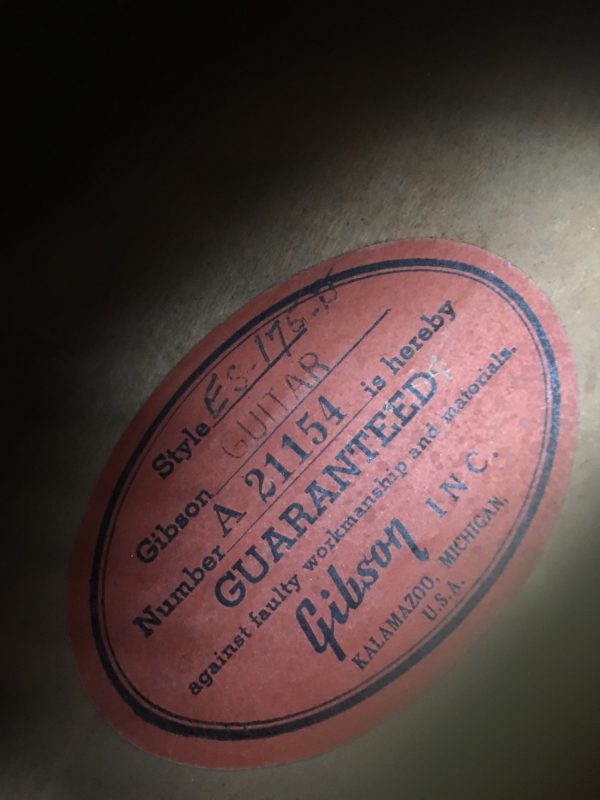 GIBSON ES-175DN 1955 – Image 6