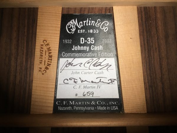 MARTIN D-35 JOHNNY CASH – Image 5