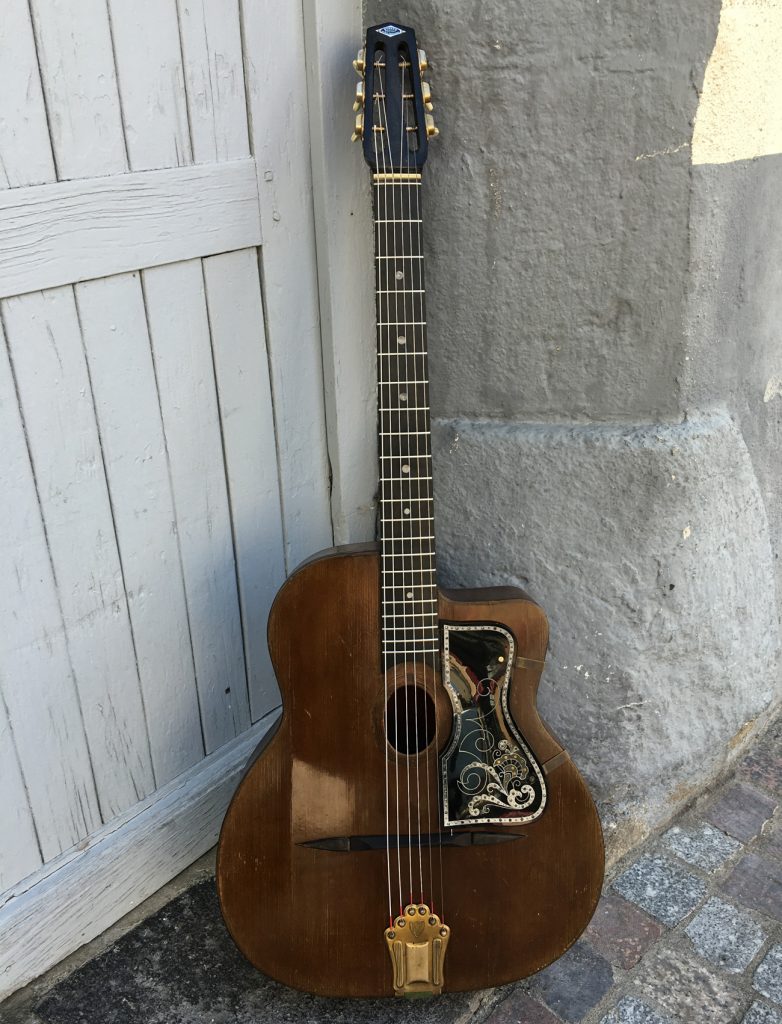 restauration,guitare,manouche,busato,grand modèle