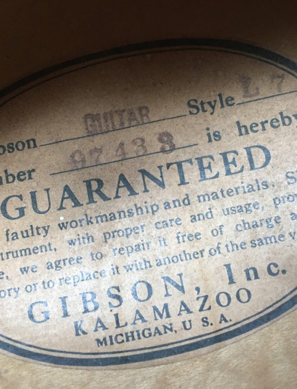 GIBSON L-7 1942 - Image 6