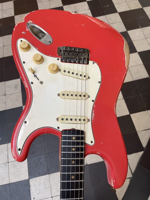 fender stratocaster fiesta red 1964